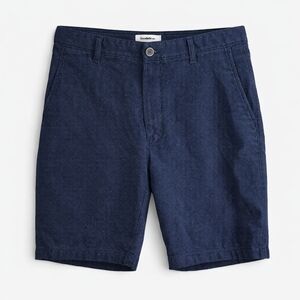 Goodfellow & Co Linden Shorts Mens 36 Blue Micro Dot Flat Front Casual Preppy.